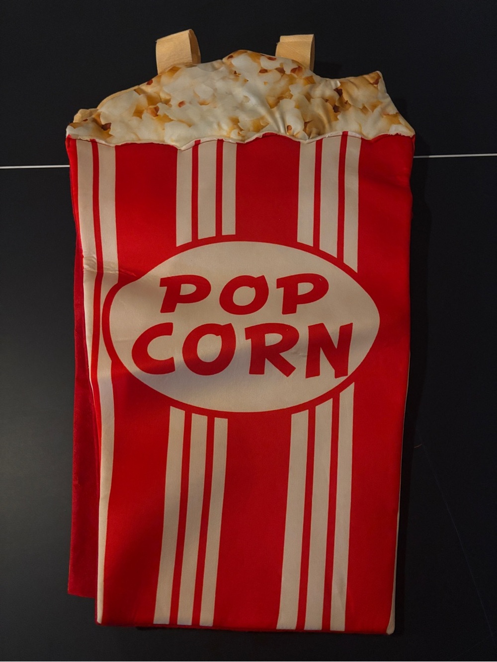 Popcorn Party Favor Sack - Red and Cream